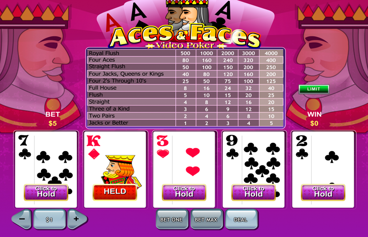aces and faces playtech