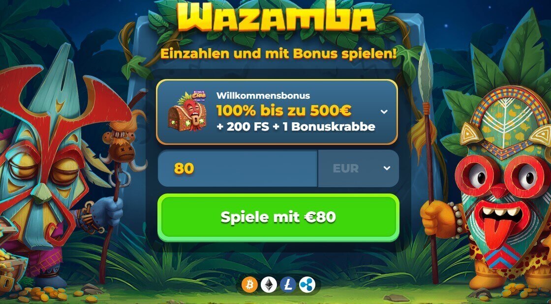 wazamba casino log