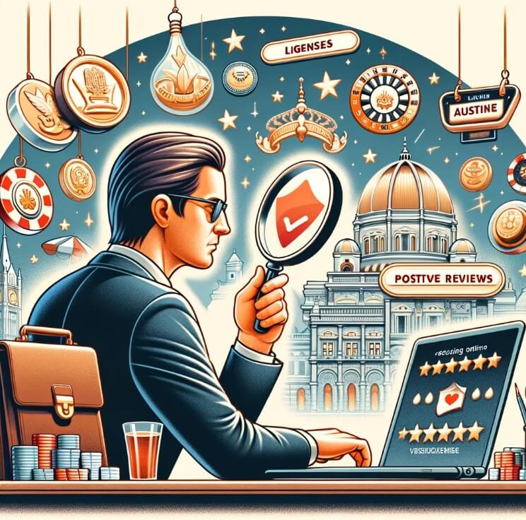 Auswahl eines Casinos